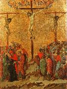 Duccio di Buoninsegna Crucifixion oil